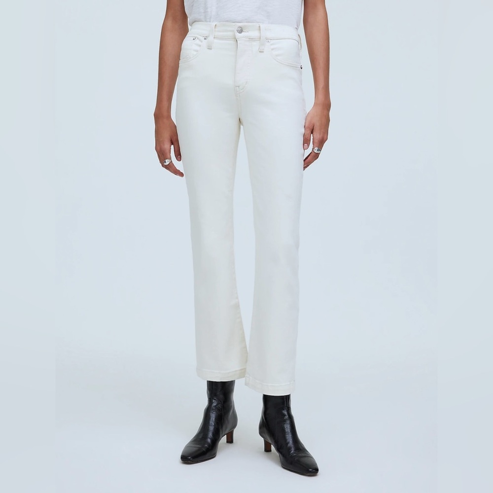 NWT Madewell Petite Mid-Rise Kick Out, Vintage Canvas, size 26 petite, 26P $148 - Picture 2 of 8